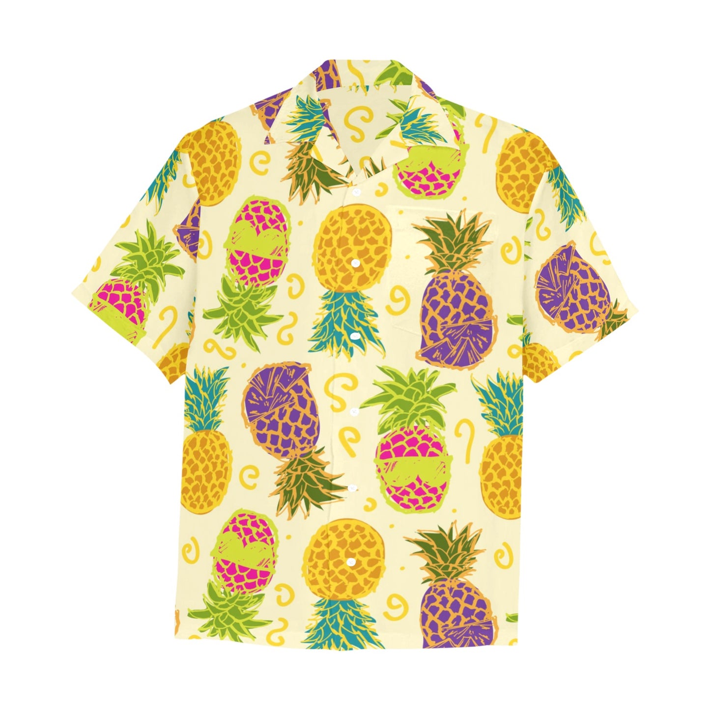 Men's Pineapple Hawaiian Shirt