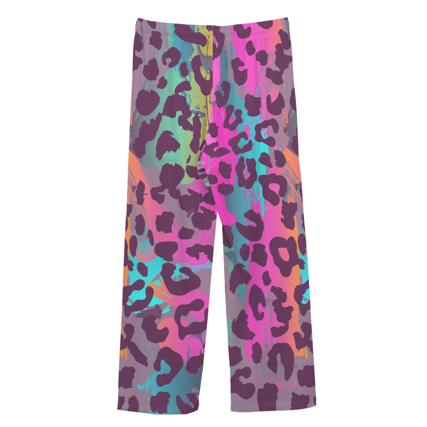 Men's Drawstring Pajama Trousers Animal Print